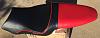 SOLD Sergeant Seat, Red/black used and for sale-left-side.jpg