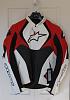 New, Alpinestars Jaws B/W/R Euro 54/USA 44, Non-Perf Jacket-img_5056.jpg