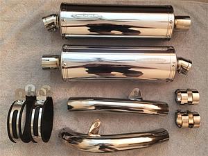 SOLD: Delkevic polished stainless standard/low mount slip on exhaust mufflers-delkevic1.jpg
