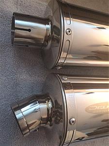 SOLD: Delkevic polished stainless standard/low mount slip on exhaust mufflers-delkevic9.jpg